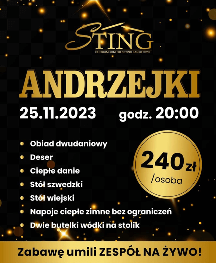 Andrzejki Mszana Dolna 2023 Sting